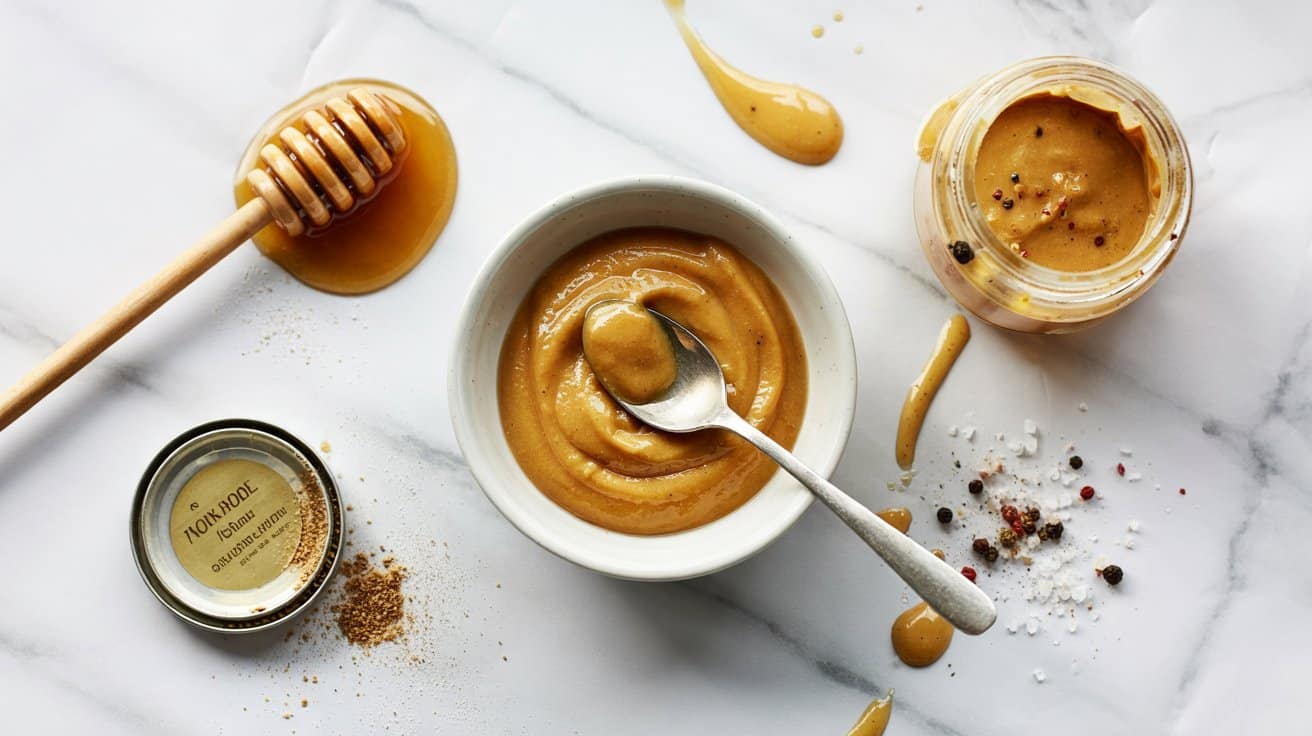 8 honey mustard sauce a bright top down whba6H7JQ8y5VwzJaI7Hqg oKZ NPA6RQqO6hXbzhoU7Q