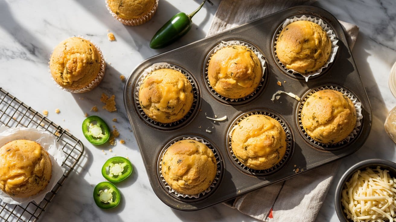 8 jalapeno cheddar cornbread muffins a b 6p9SBbGmT4 aGaiIecZvCg OvVGuwVzTeKQU8fB0RaKfg