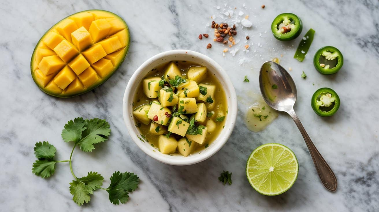 8 mango cilantro salsa verde a bright to l01EDeMpQku44nS2T9ZvZA wdZvv1K6Q8u1z KBjAQofw