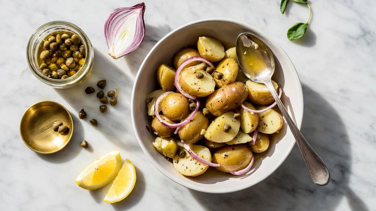 8 potato salad with capers red onion and 9I3jCJx2RxCP9DoobboLZw BPSizO2IRem7Ss1 n0pEXQ