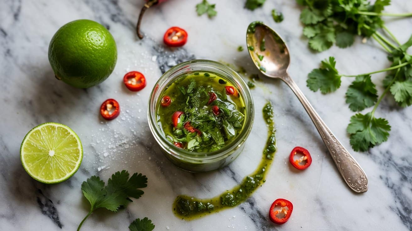 8 spicy cilantro lime sauce a bright top xLw1DMPpSXen7aVeBqP18Q bPrY Z3UQ yeqXKCfCjGAg