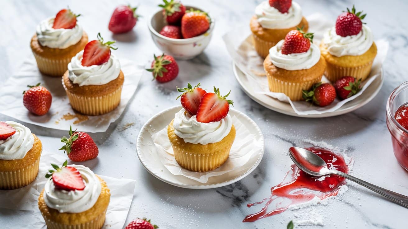 8 strawberry shortcake cupcakes a bright C6JiSGhbThKU5E41 jVhwg b7bE3vpERIG31q abdAV9w