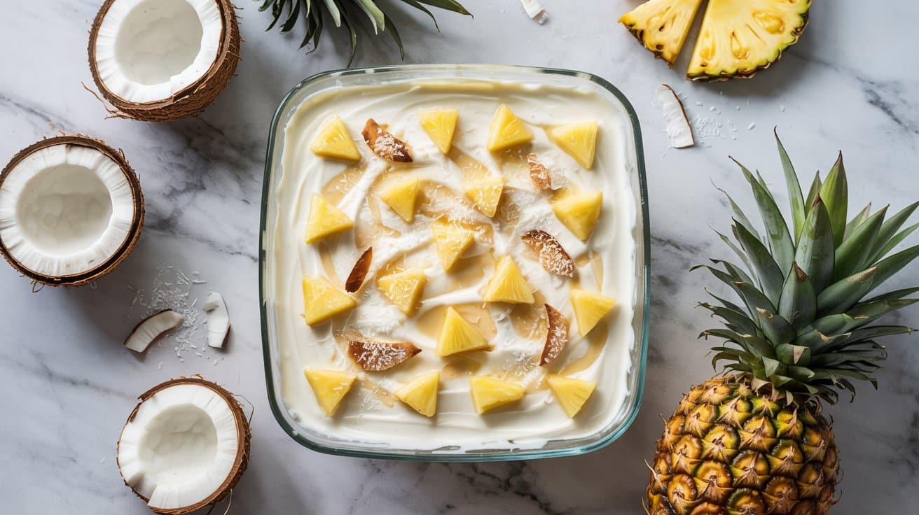 8 tropical coconut pineapple icebox cake WSmutqOvR1K5iOymmm eHQ MWa9TRj5S2W6ZqT3ttpkow