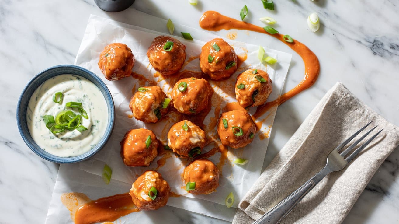 9 buffalo chicken meatballs with blue ch pmnydlz0QPCNIiWCrdAqsQ P fqWoRdOHRK9xnwK 5w
