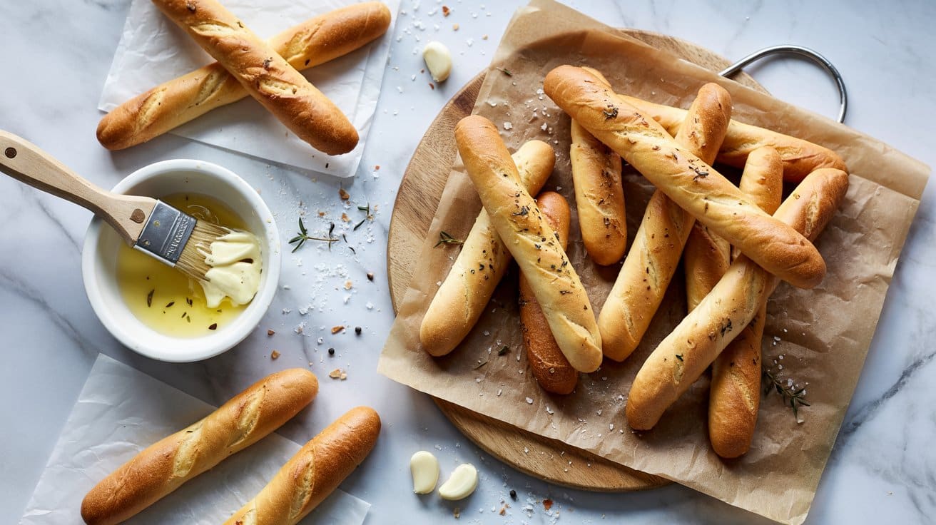 9 garlic butter and sea salt breadsticks X1TCSRuVTmO67ooLGpH1sg JvyhgQDrQWC0yZjk0EwqjQ