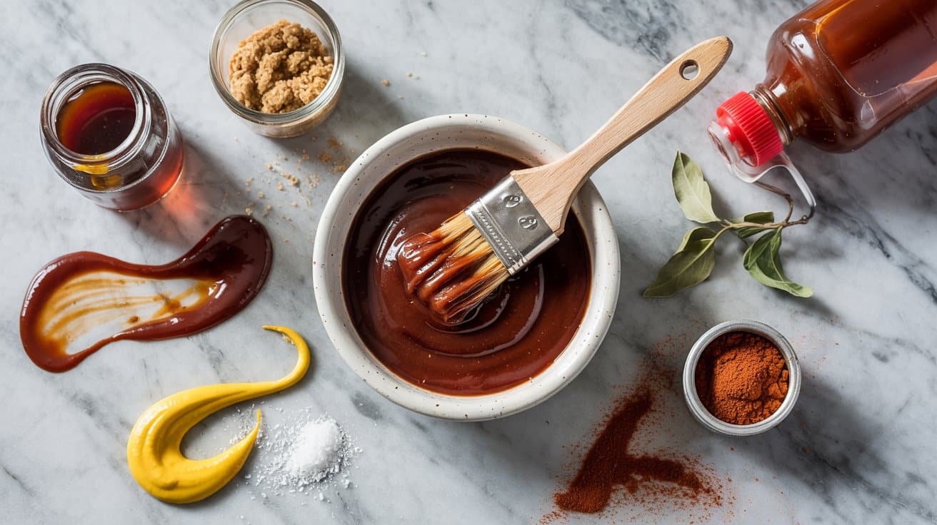 9 homemade bbq sauce a bright top down f MrDkuSC6RUeefUp22P5EnQ WIFrgUYrRracJQIdZUBd9g