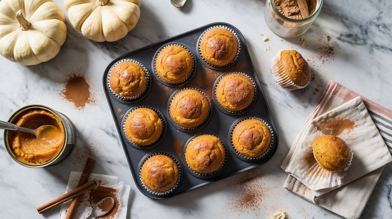 9 pumpkin spice mini muffins a bright to 3DAU5UfTRVCsn63tGPLXOg Ds7nznKLTDqcziOyiAKaCw