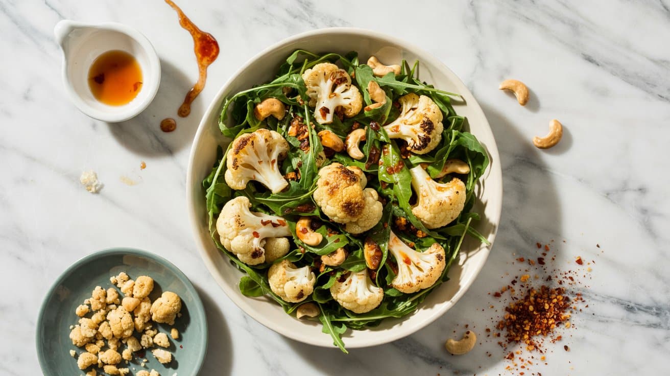 9 spicy arugula salad with roasted cauli FrNzitnzSfSrEnoJvQhhBw tZWkzdlDSjiaXNPuOZsJCg