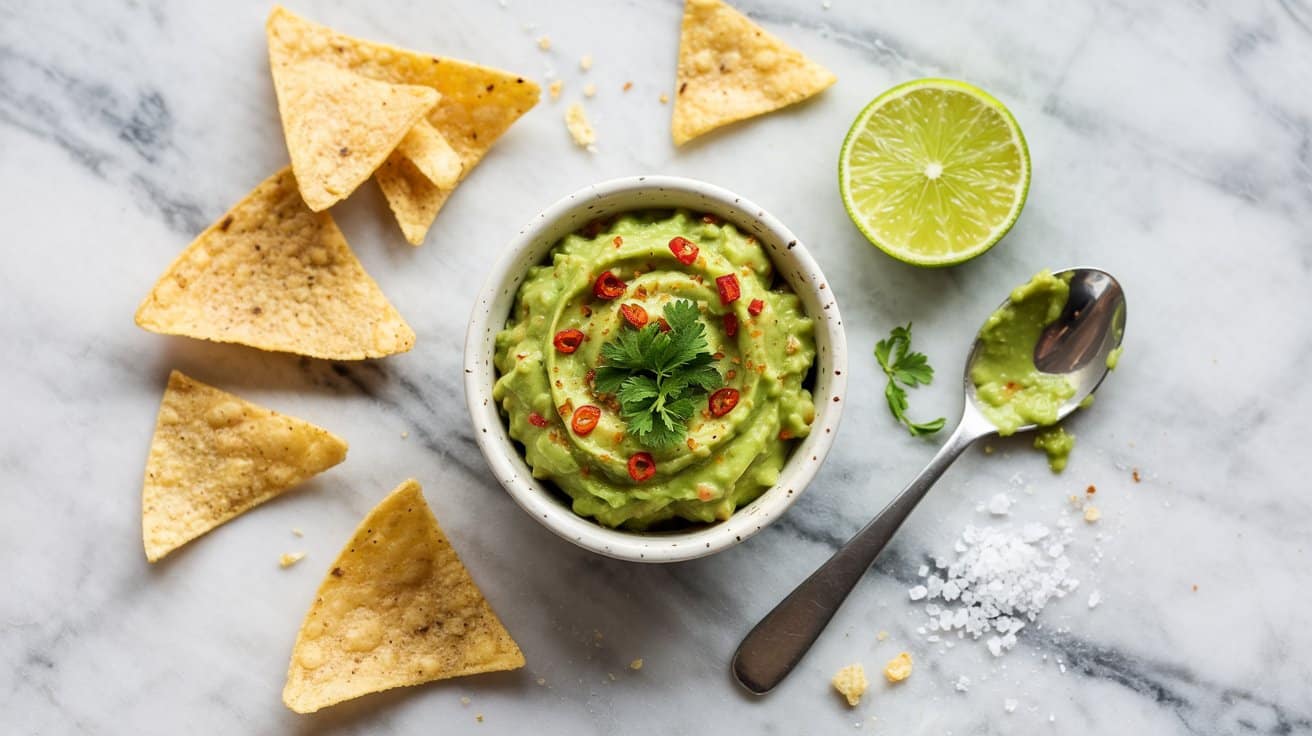 9 three ingredient guacamole with tortil ifQyoTqcQAOKlsqbLWNH0g EJnfalMQSHiCwRAqWxIexA