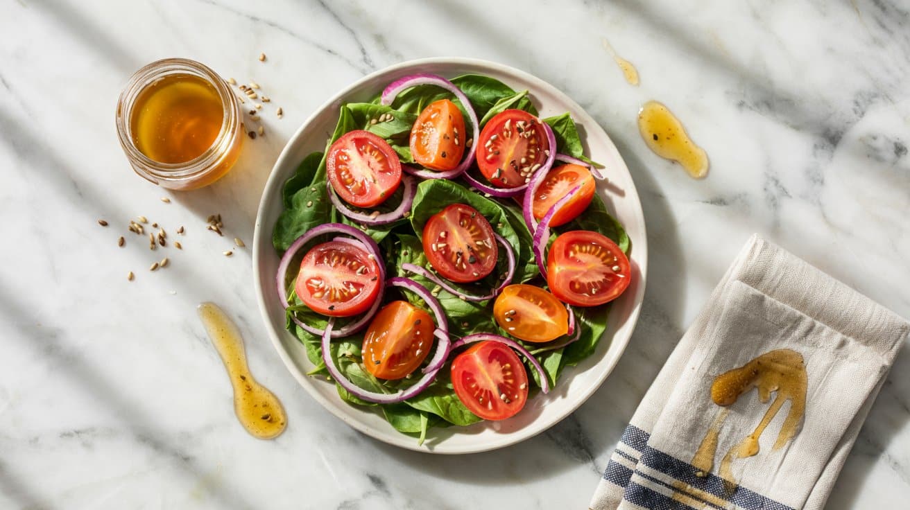 9 tomato and red onion salad with honey 2A8AB2cERAuZXpIRKQ8NUg tNunsN9ETw2P7L1Tyow71g