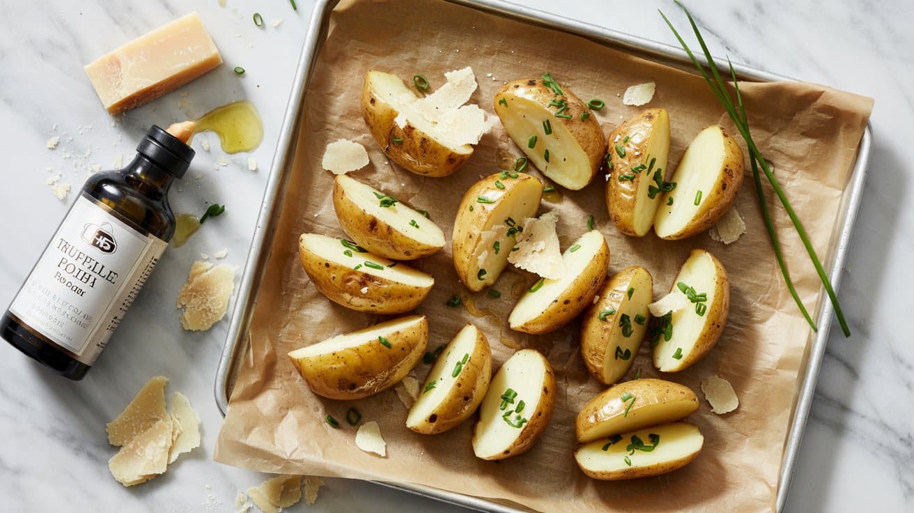 9 truffle oil smashed potatoes a bright KaM7LDfkQuS j5htp1IwjA yfeqDg9Tje0lffdKaWSGA