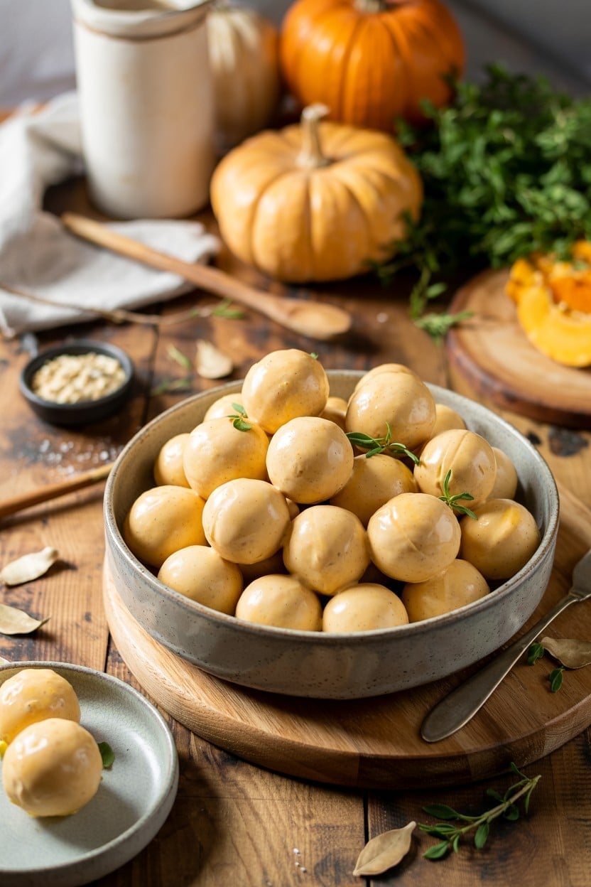 No-Bake Pumpkin Cream Cheese Balls