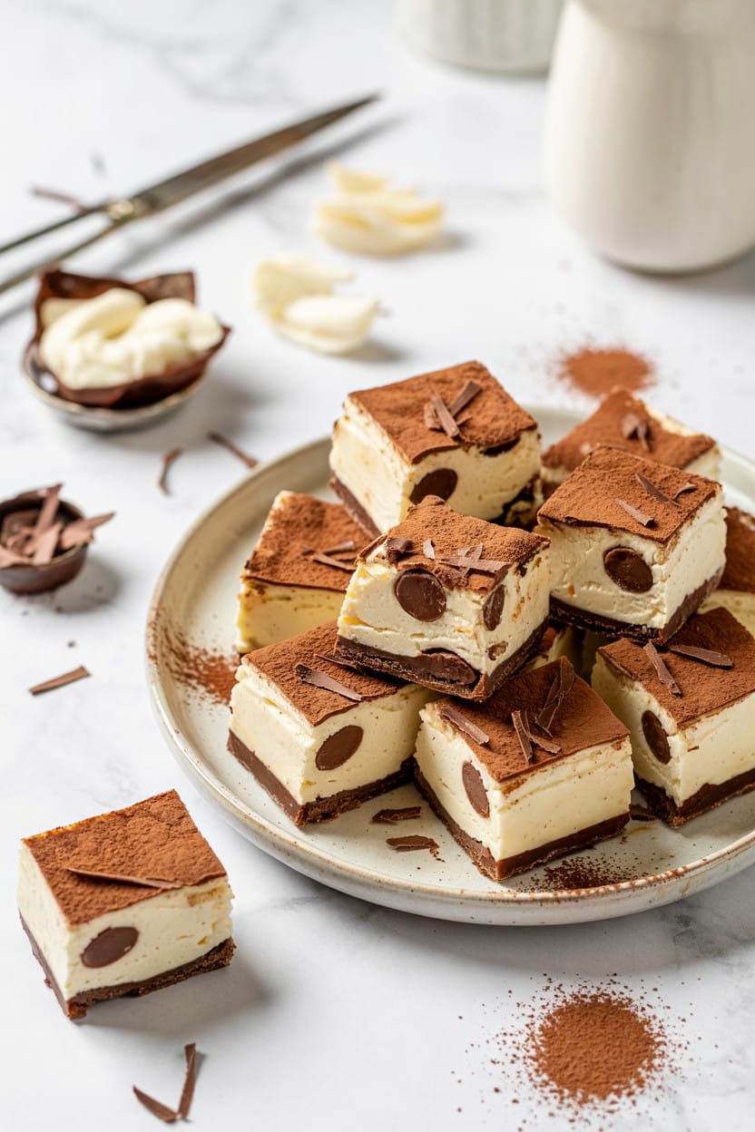 No-Bake Chocolate Chip Cheesecake Bites