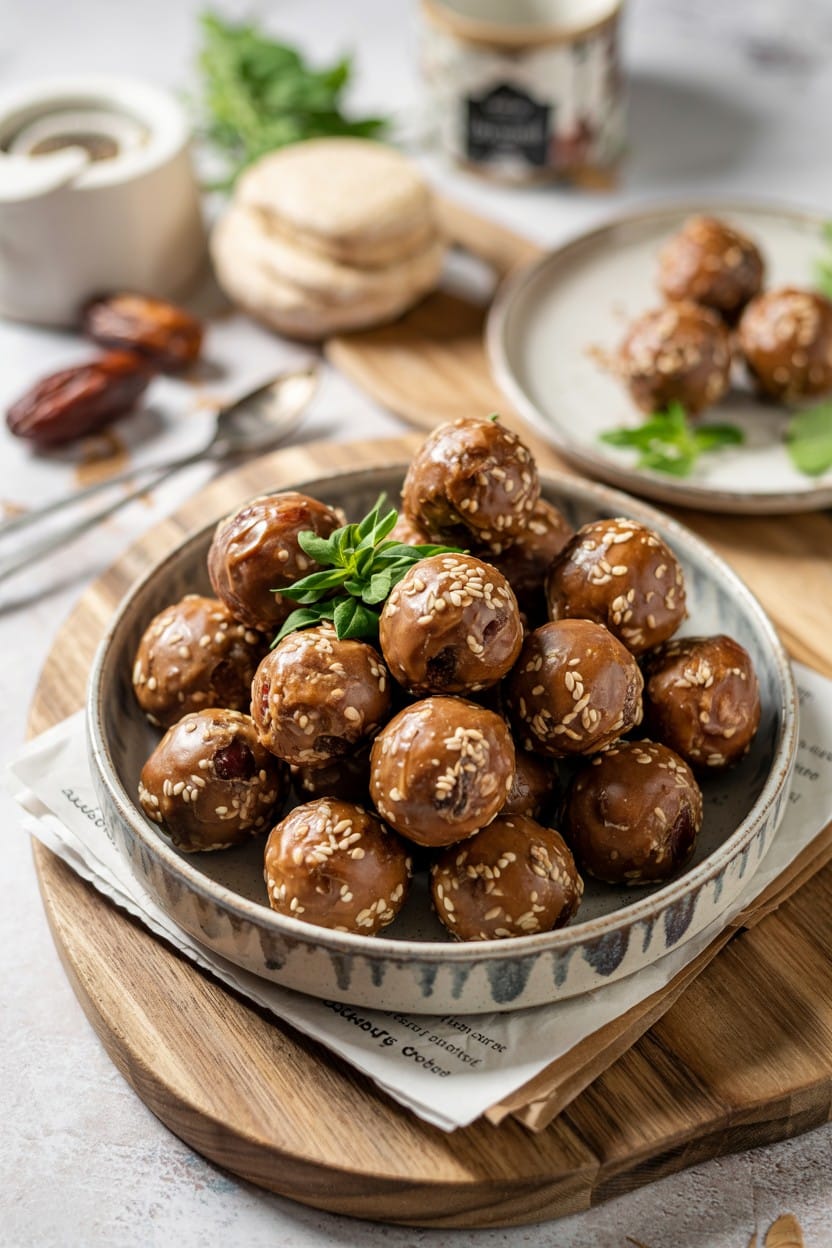 No-Bake Energy Bites with Dates and Seeds