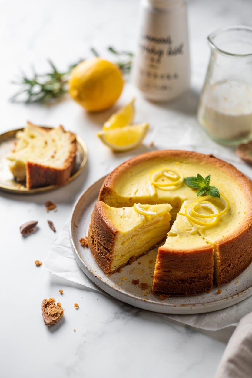 Lemon Yogurt Olive Oil Cake
