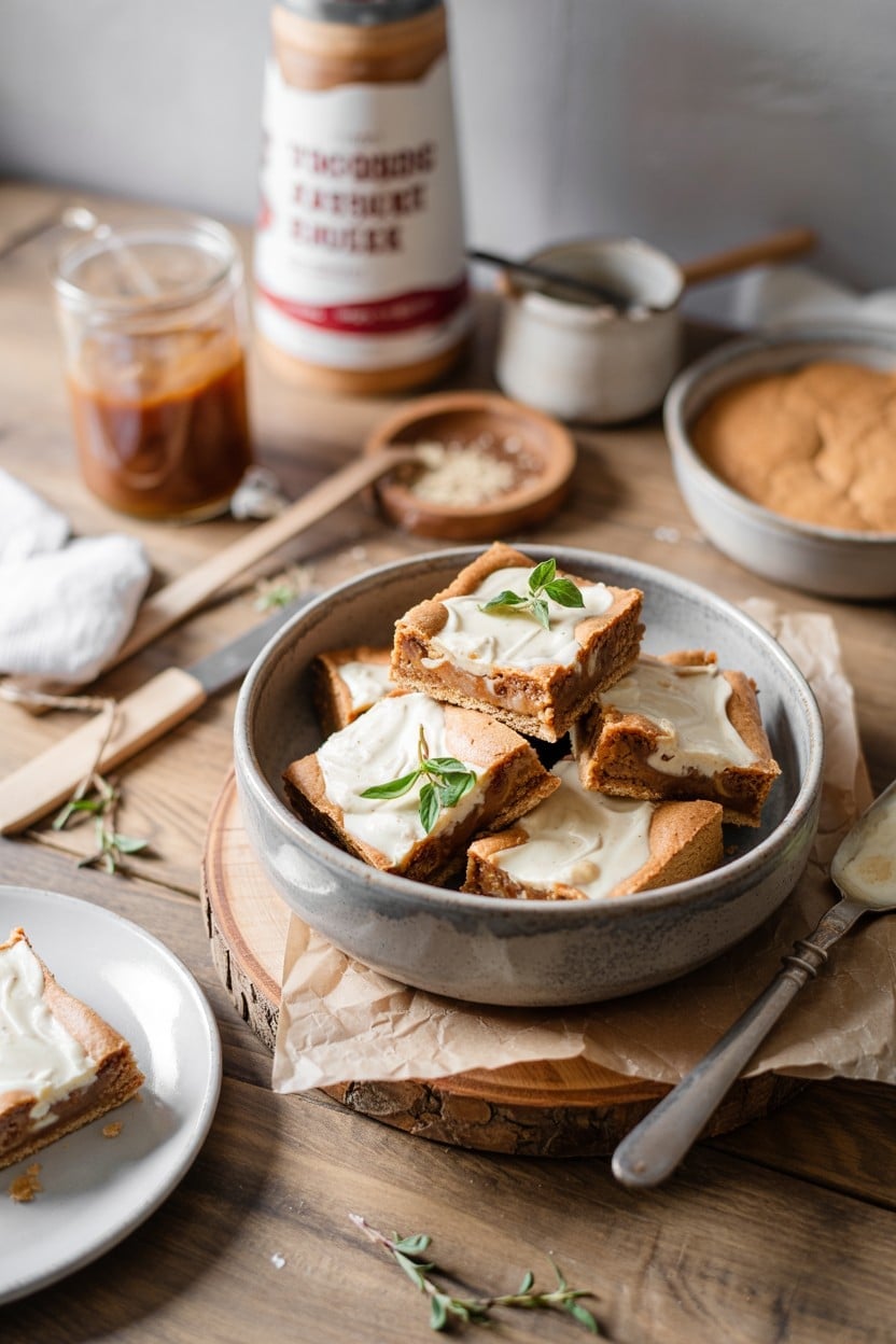 Yogurt and Almond Butter Blondies