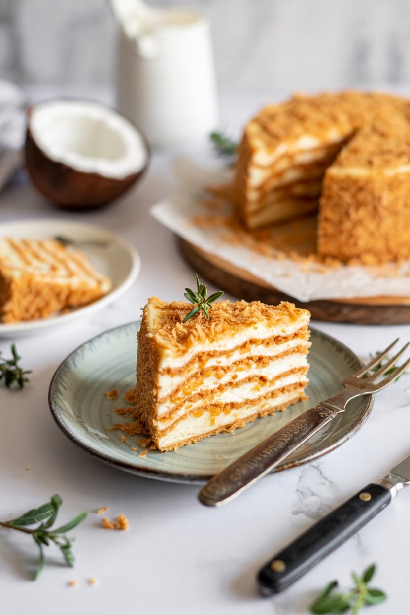 Toasted Coconut Layer Cake