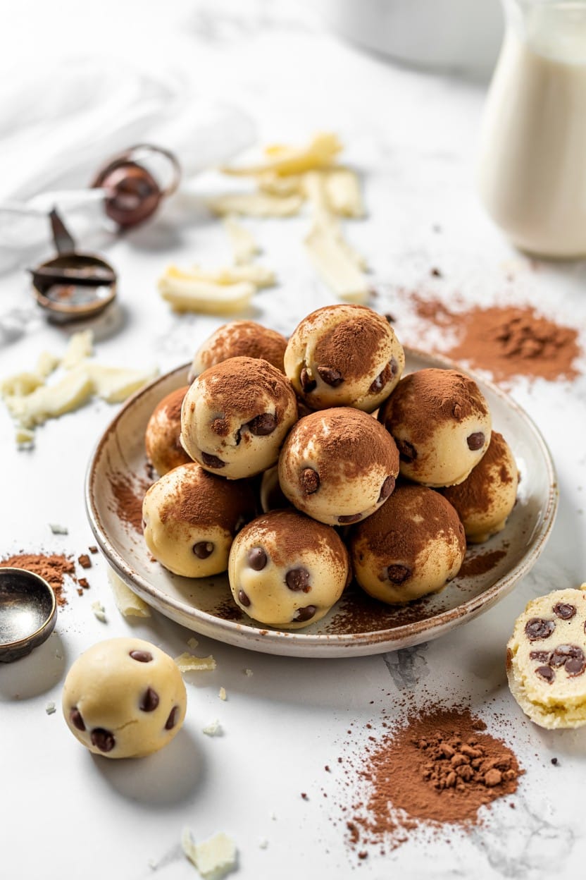 Chocolate Chip Cookie Dough Truffles