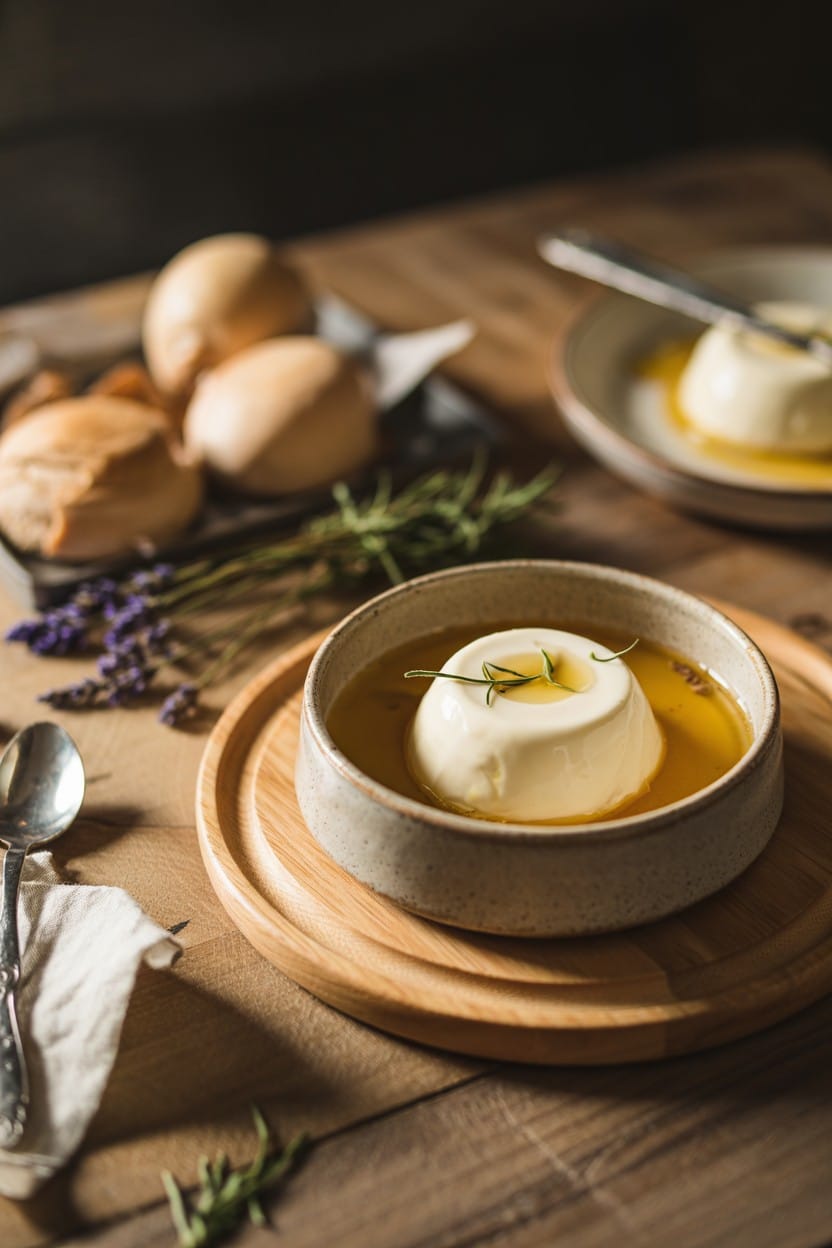 Honey-Lavender Panna Cotta