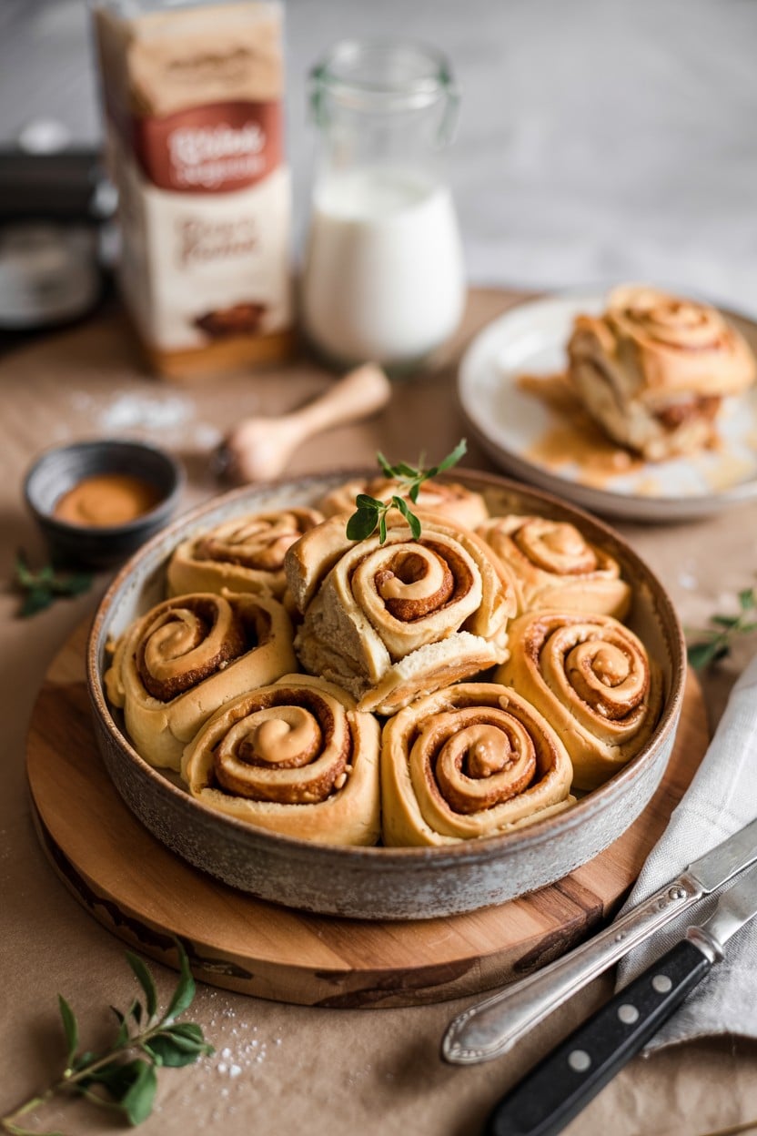 Peanut Butter Cinnamon Rolls (Sweet Roll Variant)