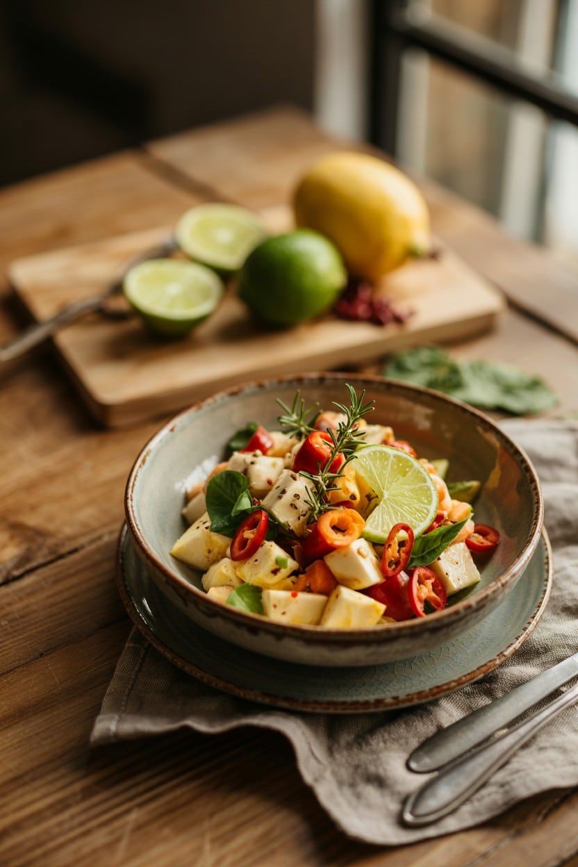 Tropical Fruit Salad with Lime and Chili
