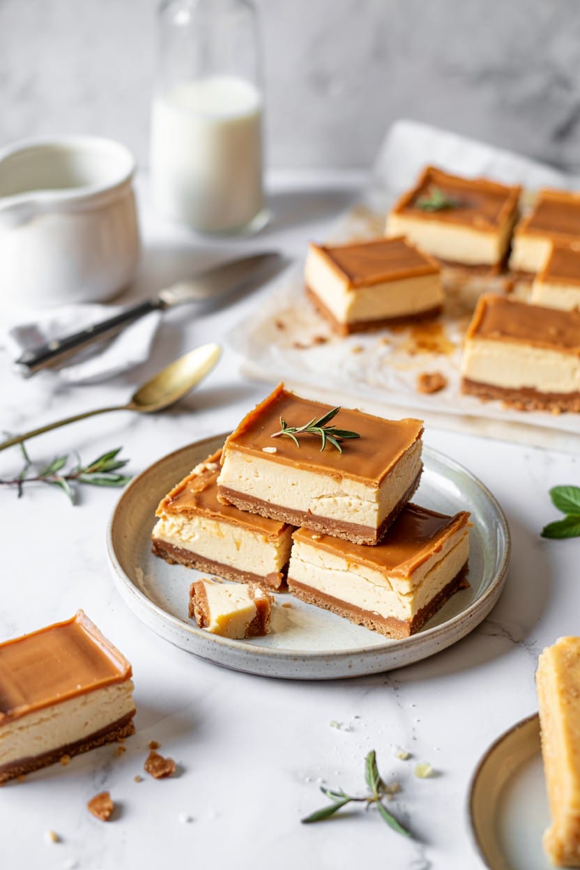 Salted Caramel Cheesecake Bars