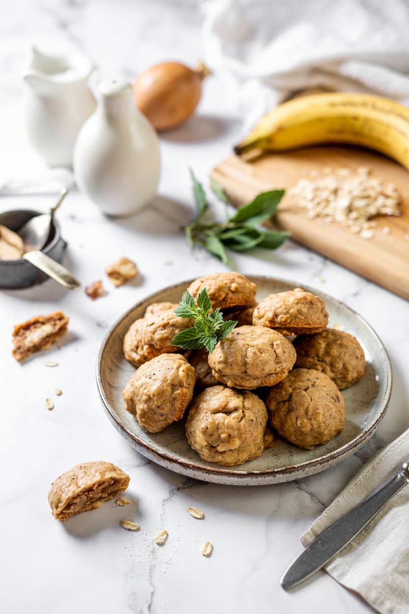 One-Bowl Banana Oat Cookies