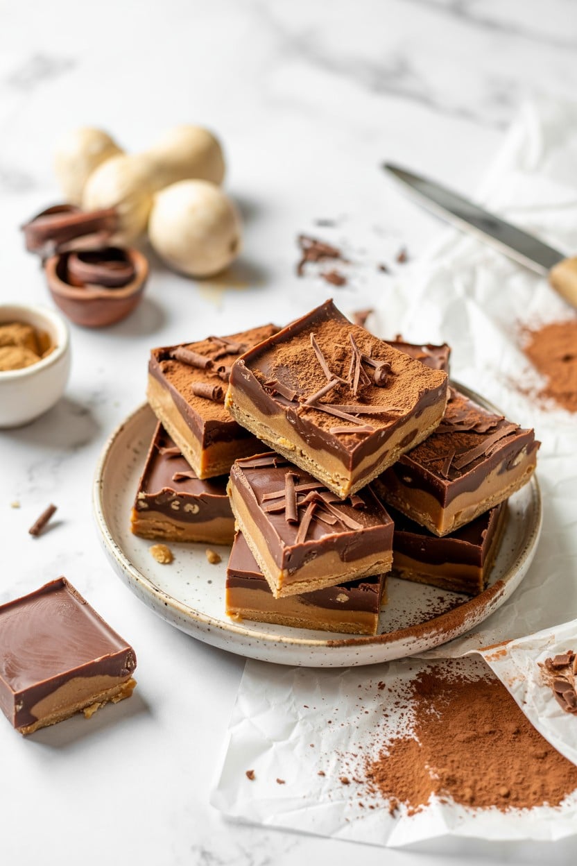 One-Bowl No-Bake Chocolate Peanut Butter Bars