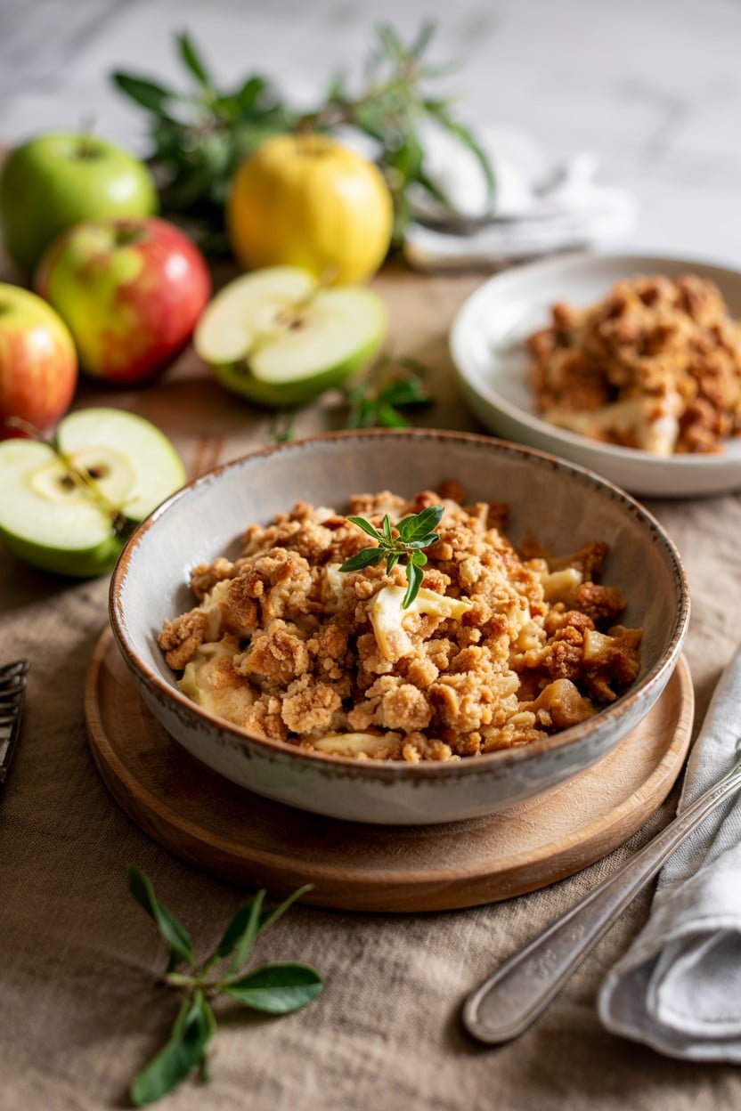 One-Bowl Apple Cinnamon Crumble