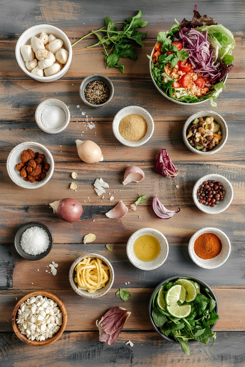 Burrito Bowl Salad - ingredients