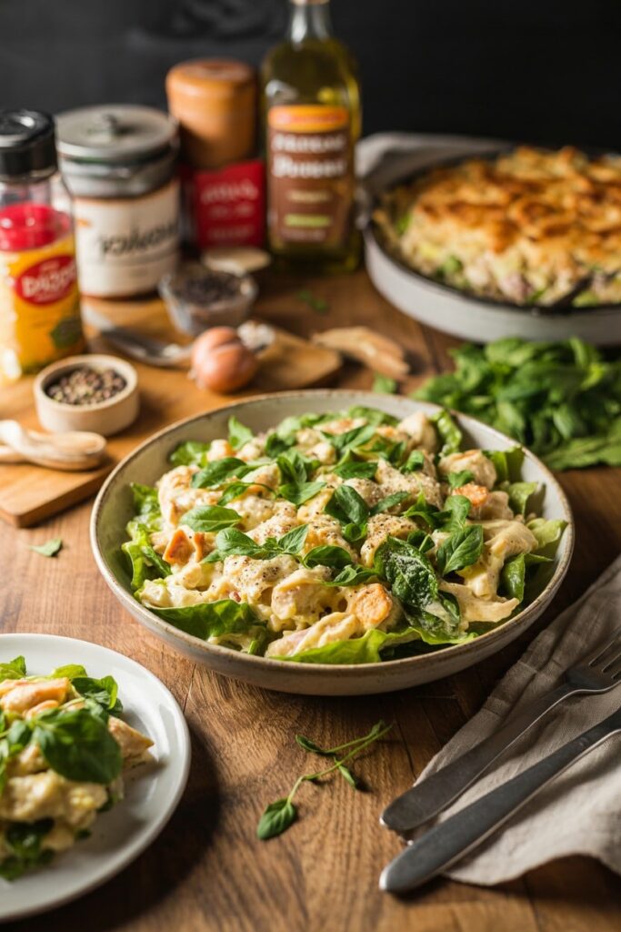 Chicken Alfredo Bake Salad [2026]